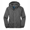 Eddie Bauer Women's Grey Steel Packable Wind Jacket