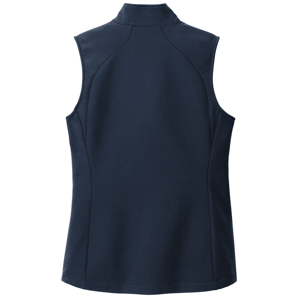 Eddie Bauer Women's River Blue Navy Stretch Soft Shell Vest