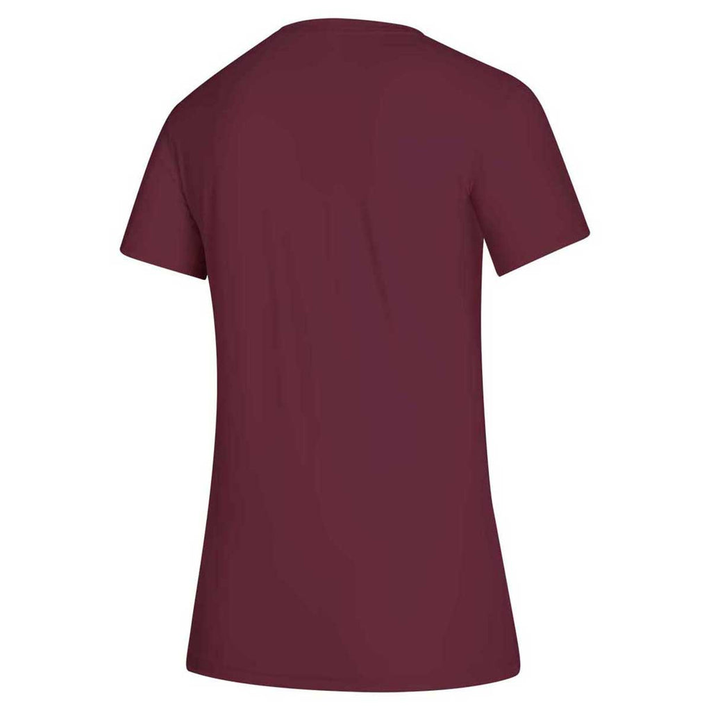 adidas Women's Maroon Creator Short Sleeve Tee