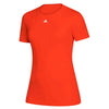 adidas Women's Collegiate Orange Creator Short Sleeve Tee