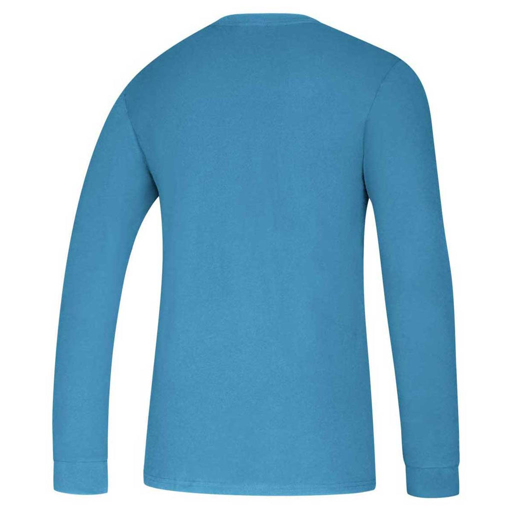 adidas Men's Light Blue Amplifier Long Sleeve Tee