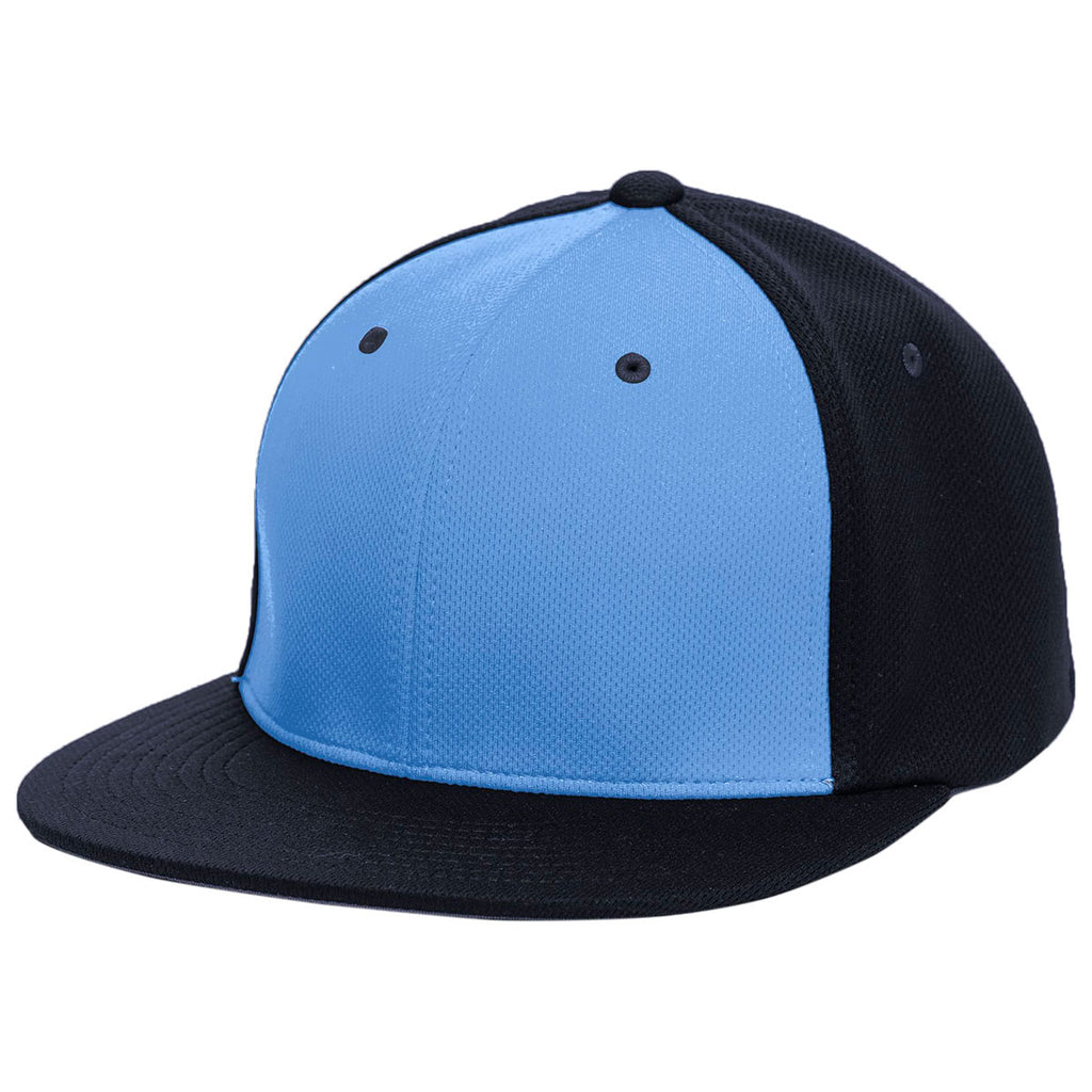 Pacific Headwear Columbia Blue/Navy/Navy Premium P-Tec FlexFit Cap