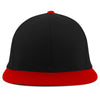 Pacific Headwear Black/Red Premium A/C2 Performance FlexFit Cap