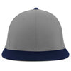 Pacific Headwear Silver/Navy Premium A/C2 Performance FlexFit Cap