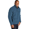 Port Authority Men's Regatta Blue Camp Fleece Snap Pullover