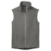 Port Authority Men's Pearl Grey Microfleece Vest