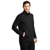 Port Authority Men's Deep Black Grid Fleece Jacket