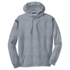 Sport-Tek Men's Grey Heather/Black Tech Fleece Colorblock Hooded Sweatshirt