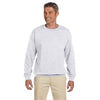 Hanes Men's Ash 9.7 oz. Ultimate Cotton 90/10 Fleece Crew