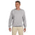 Hanes Men's Light Steel 9.7 oz. Ultimate Cotton 90/10 Fleece Crew