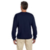 Hanes Men's Navy 9.7 oz. Ultimate Cotton 90/10 Fleece Crew