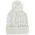 Ahead Women's Winter White/Winter White Pom Kierra Cap