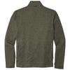 Port Authority Men's Deep Olive Heather Collective Striated Fleece Jacket