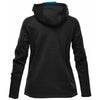 Stormtech Women's Black/Azure Blue Logan Performance Hoody