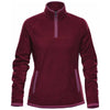 Stormtech Women's Burgundy/Rose Shasta Tech Fleece Quarter Zip