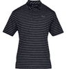 Under Armour Men's Black/Graphite Striped Playoff 2.0 Polo