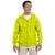 Gildan Unisex Safety Green DryBlend 9 oz. 50/50 Full Zip Hoodie