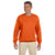 Gildan Unisex Orange Heavy Blend 50/50 Fleece Crew