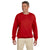 Gildan Unisex Red Heavy Blend 50/50 Fleece Crew