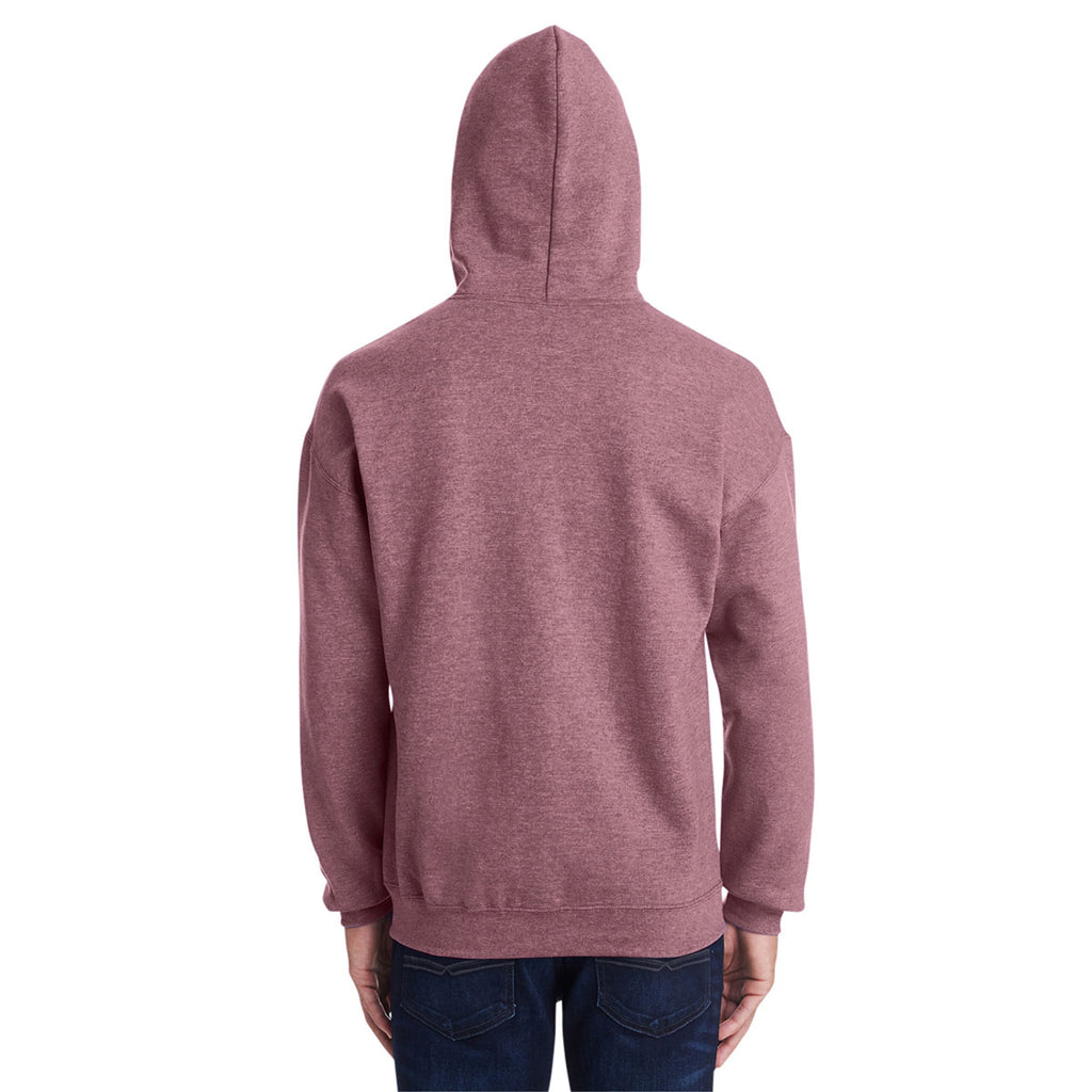 Gildan Unisex Heather Sport Dark Maroon Heavy Blend 50/50 Hoodie