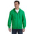 Gildan Unisex Irish Green Heavy Blend 50/50 Full Zip Hoodie