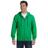 Gildan Unisex Irish Green Heavy Blend 50/50 Full Zip Hoodie