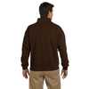 Gildan Men's Russet Heavy Blend 8 oz. Vintage Cadet Collar Sweatshirt