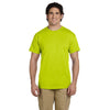 Gildan Men's Safety Green Ultra Cotton Tall 6 oz. T-Shirt