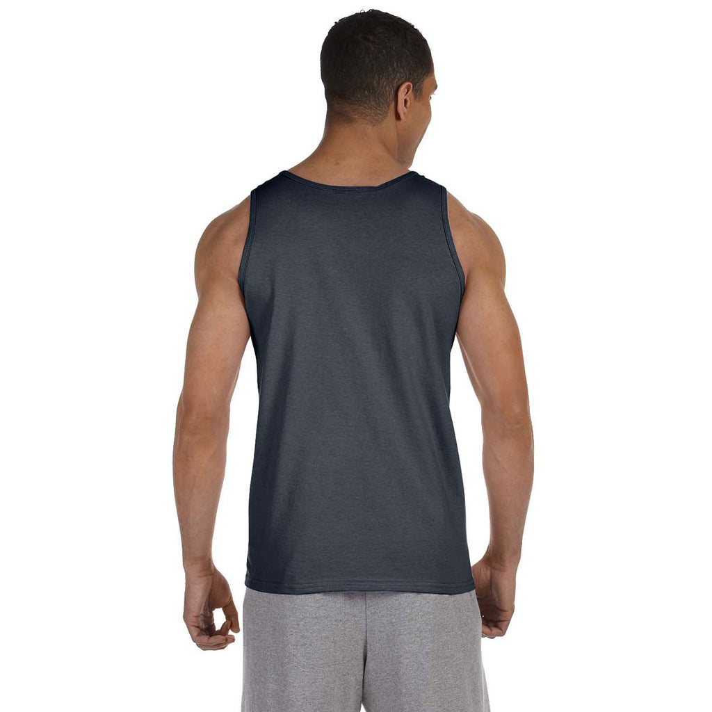 Gildan Men's Charcoal Ultra Cotton 6 oz. Tank