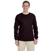 Gildan Men's Dark Chocolate Ultra Cotton Long Sleeve T-Shirt