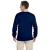 Gildan Men's Navy Ultra Cotton Long Sleeve T-Shirt