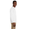 Gildan Men's White Ultra Cotton 6 oz. Long-Sleeve Pocket T-Shirt