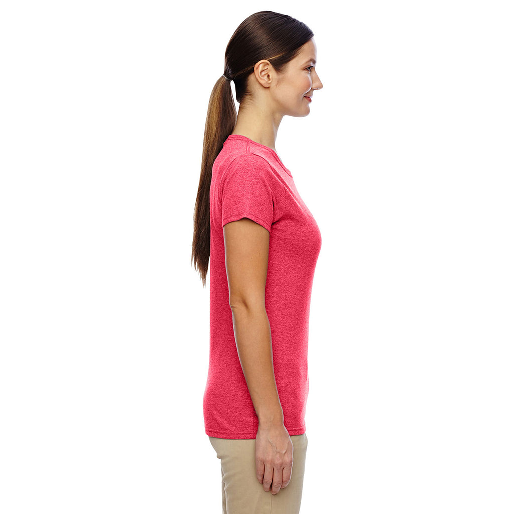 Gildan Women's Heather Red 5.3 oz. T-Shirt