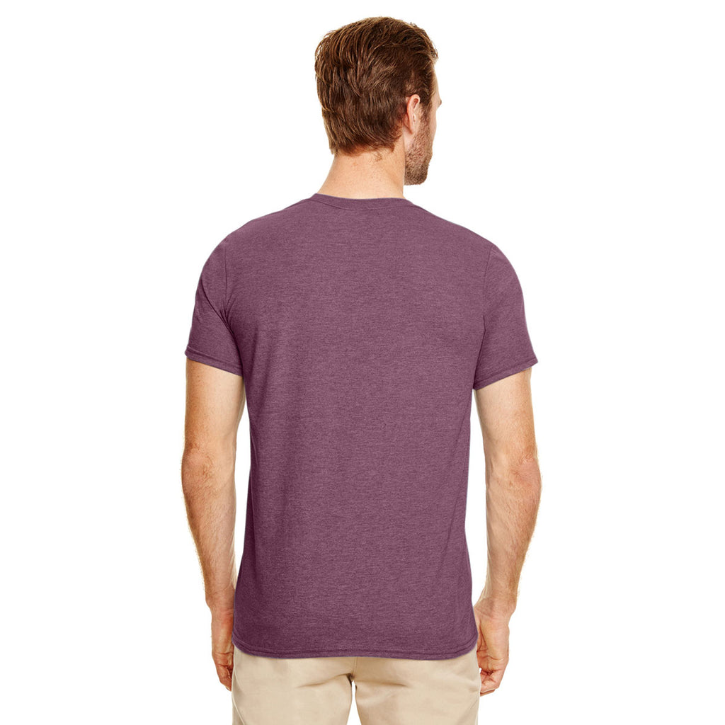 Gildan Men's Heather Maroon Softstyle 4.5 oz. T-Shirt