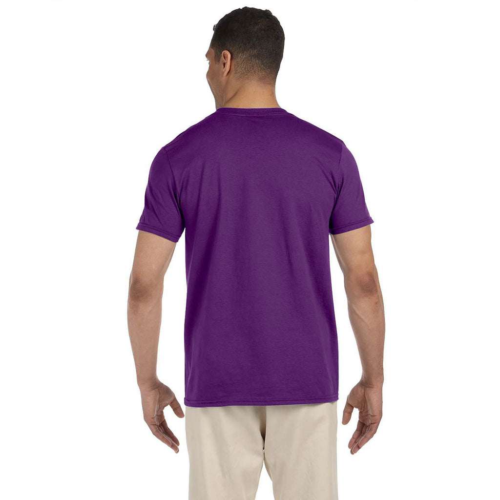 Gildan Men's Purple Softstyle 4.5 oz. T-Shirt