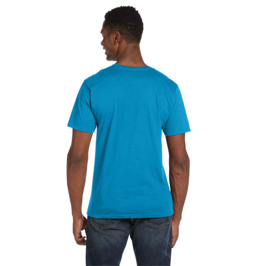 Gildan Men's Sapphire Softstyle 4.5 oz. V-Neck T-Shirt