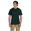 Gildan Unisex Forest Green 5.5 oz. 50/50 Pocket T-Shirt