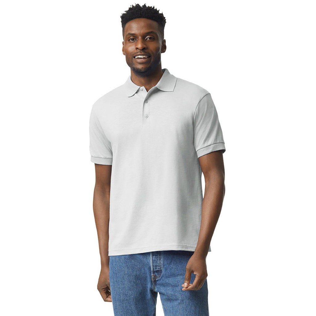 Gildan Men's Ash Grey 6 oz. 50/50 Jersey Polo