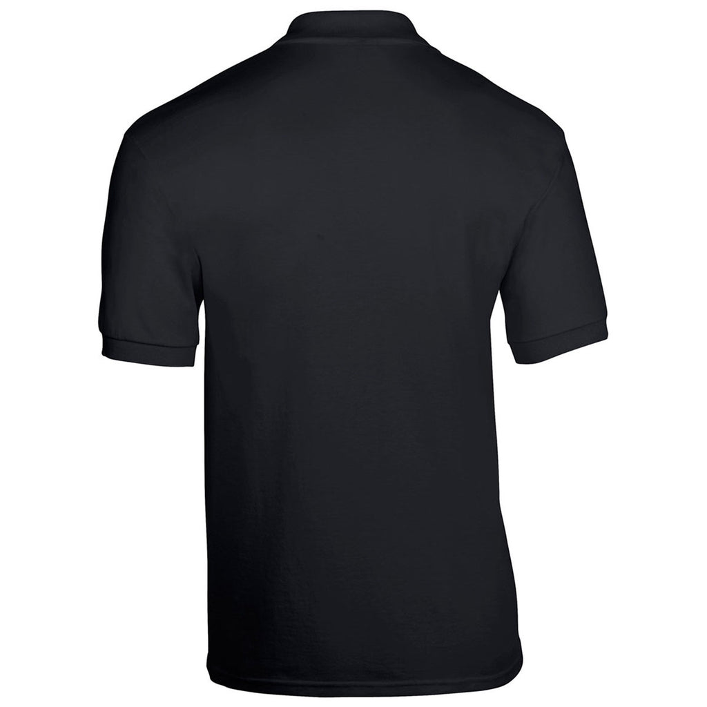 Gildan Men's Black 6 oz. 50/50 Jersey Polo