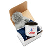 Primeline Blue-Navy-White Log Cabin Warm Gift Set