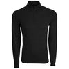 Greg Norman Men's Black Heather Utility 1/4 Zip Pullover