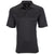 Greg Norman Men's Black Microlux Cart Print Polo