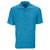 Greg Norman Men's Atlantic Blue Heather Play Dry Solid Polo