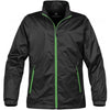 Stormtech Women's Black/Lime Axis Shell