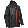 Stormtech Men's Black/Bright Red Olympia Shell