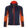 Landway Men's Navy/Orange Hooded Phantom Soft-Shell