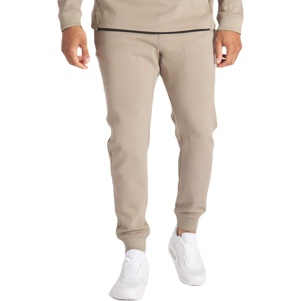 UNRL Men's Taupe High Street Jogger