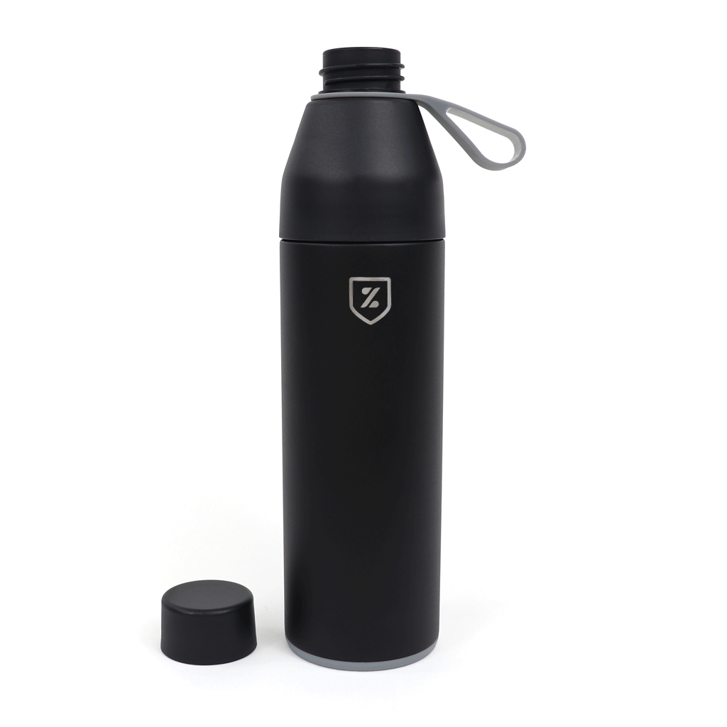 Zusa Black Sidekick Water Bottle 20 oz