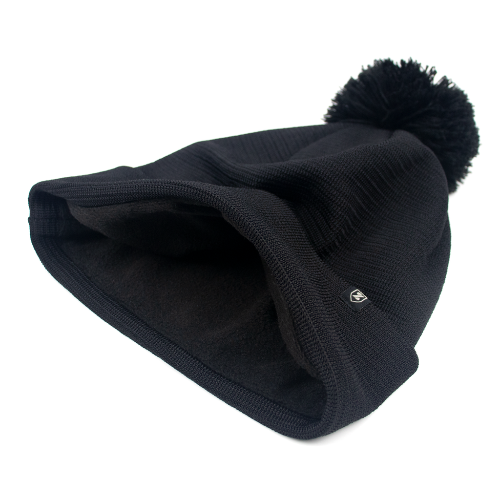 Zusa Black Hyland Knit Beanie