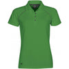 Stormtech Women's Treetop Green/Black Piranha Performance Polo